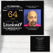 Orçamento Dourado Preto Qualquer Convite Aniversár