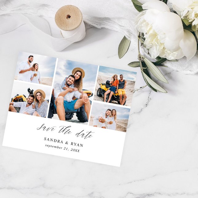 Flyer Orçamento Ele Chic 5 Várias Fotografias Salvar Dat (Criador carregado)