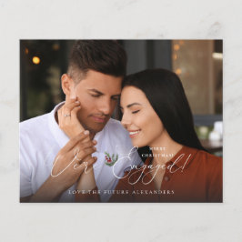 Flyer Orçamento Estamos em inglês Foto E Holly Berry Hol