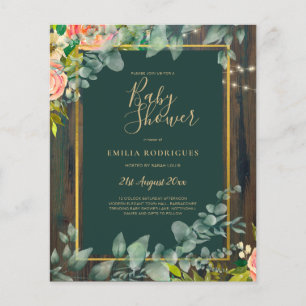 Flyer ORÇAMENTO Eucalyptus FLORAL CHÁ DE FRALDAS Russo