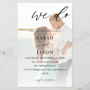 Flyer Orçamento Fazemos Foto Caligrafia Casamento MEIO T