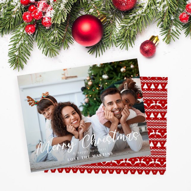 Flyer Orçamento Feliz Natal Diversão Script Foto HH (Criador carregado)