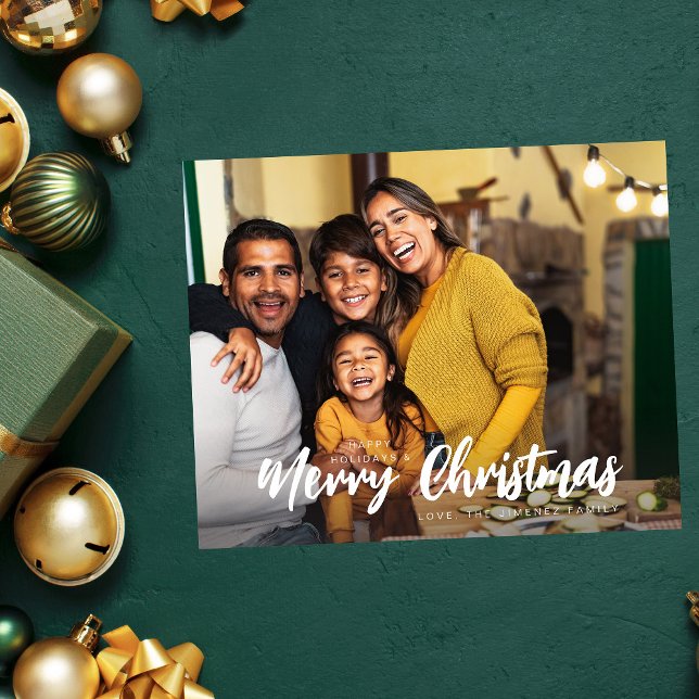 Flyer Orçamento Feliz Natal Mínimo Foto H 3 (Criador carregado)