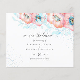 Flyer ORÇAMENTO Flor de Hellebore Turquesa e Pêssego pa