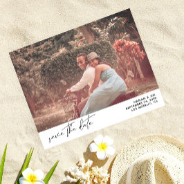 Flyer Orçamento Foto Chic Moderna Horizontal Salvar a Da