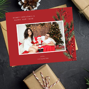 Flyer Orçamento Holly Berry H Foto Feriado ou Natal R