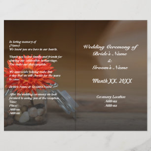 Flyer Orçamento Laranja Flor no Programa Casamento Mason