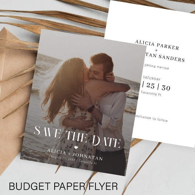 Flyer Orçamento moderno de casamento de destino fotográf (Criador carregado)