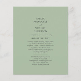 Flyer ORÇAMENTO Monocromo Bilíngue De Sintagem Dupla