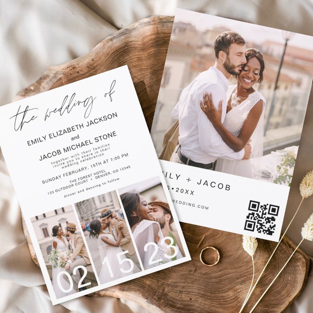 Flyer Orçamento O Casamento da Foto Código QR Legant (Criador carregado)