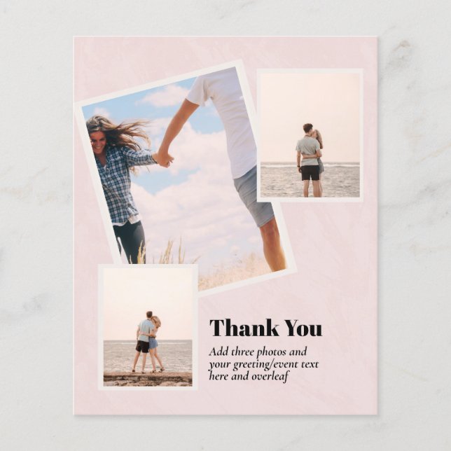 Flyer ORÇAMENTO OBRIGADO Foto Collage Modern (Frente)