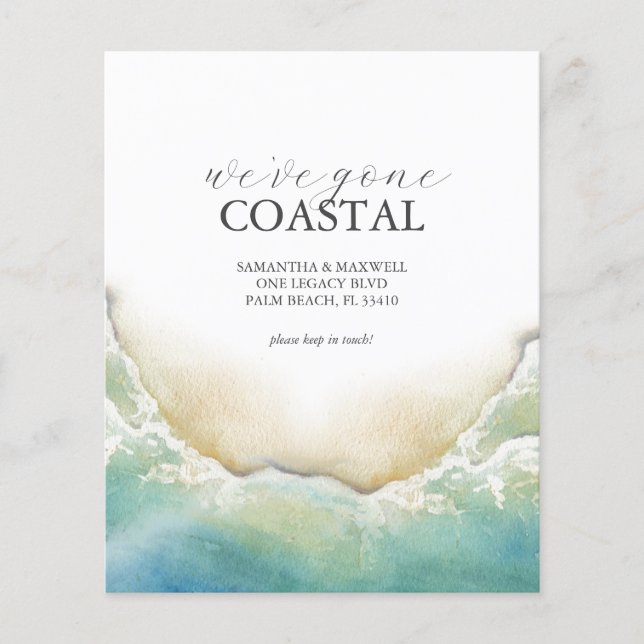 Flyer Orçamento Para O Novo Endereço Da Praia Em Movimen (Frente)