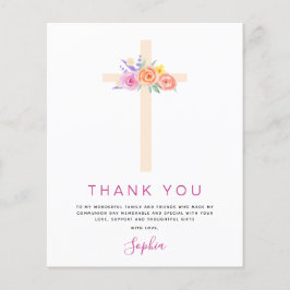 Flyer Orçamento Primeira Comunidade Sagrada Obrigado Ros