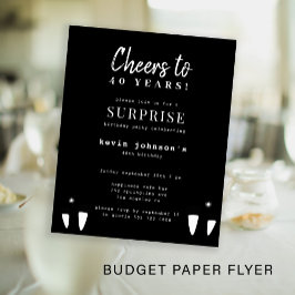 Flyer Orçamento qualquer convite de aniversário etário