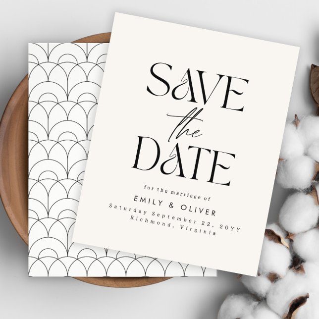 Flyer Orçamento Simples creme de casamento preto elegant (Criador carregado)