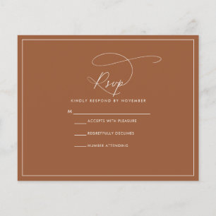 Flyer Orçamento Terracotta RSVP