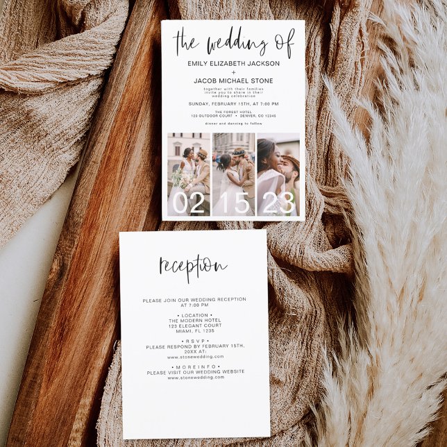 Flyer Orçamento Tudo em Um O Casamento de Simples Minima (Criador carregado)