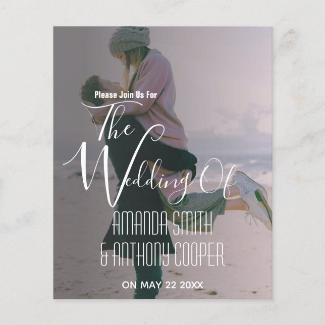 Flyer Orçamento tudo em uma única informação Rsvp e conv (Frente)