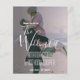 Flyer Orçamento tudo em uma única informação Rsvp e conv