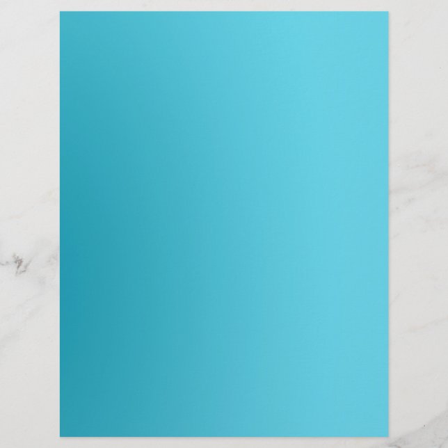 Flyer Origami Paper Cyan Black Personalizable Hobby Art (Frente)