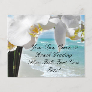 Flyer Orquídea da praia do Aqua