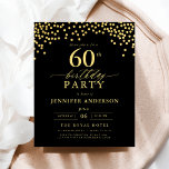Flyer Ortografia Dourada e Preta do Orçamento Sessenta e<br><div class="desc">Faça a palco de uma celebração elegante com um Convite de Aniversário para Script Negro e Dourado! Apresentando um roteiro de ouro luxuoso sobre um fundo preto elegante, esse design expele sofisticação e charme de eterno. Perfeito para aniversários de marco ou qualquer evento de na moda, combina facilmente elegância clássica...</div>