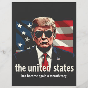 Flyer Os Estados Unidos Voltaram a Ser uma Meritocracia