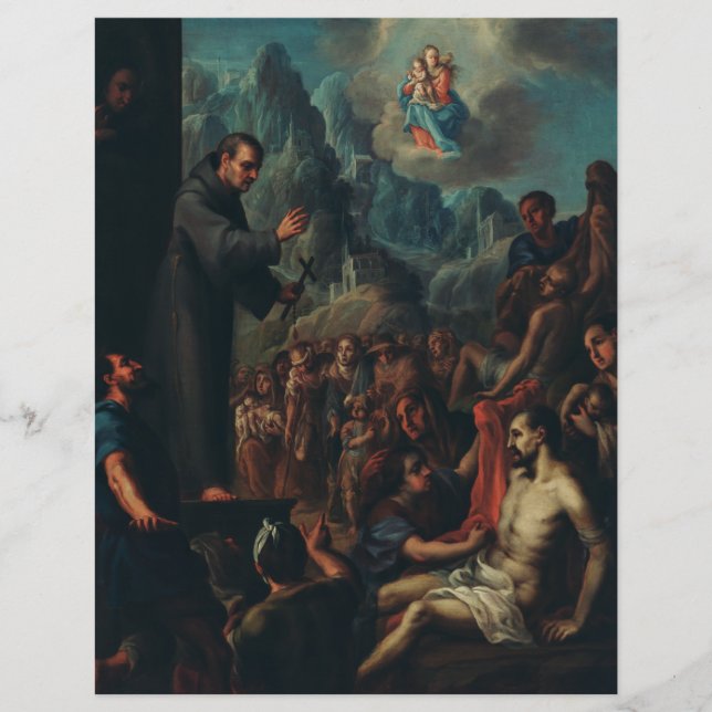 Flyer Os milagres do Santo Salvador da Horta (Frente)