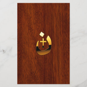 Flyer Ouro Christian Nazarene Cross Solidariedade