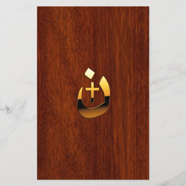 Flyer Ouro Christian Nazarene Cross Solidariedade (Frente)