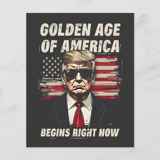 Flyer Ouro da América começou agora (Frente)