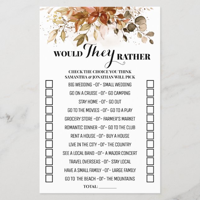 Flyer Outono Iriam Eles Preferencialmente O Jogo Do Chá  (Frente)