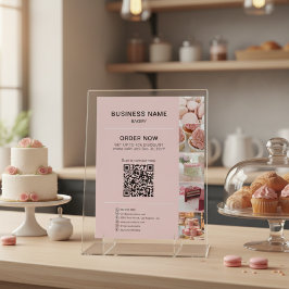 Flyer Padaria Foto Personalizada QR Mídia Social
