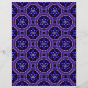 Flyer Padrão Abstrato Floral Moderno Boho Elegante #505