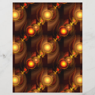 Flyer Padrão de Arte Abstrata Boho Elegante Moderno Dour