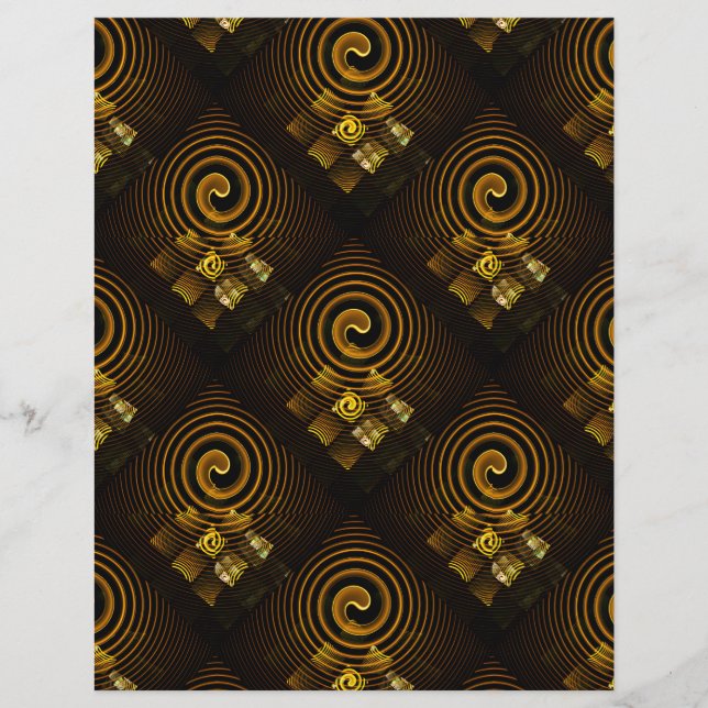 Flyer Padrão de Arte Abstrata Boho Elegante Moderno Dour (Frente)