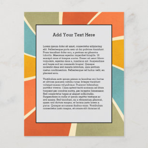 Flyer Padrão de Roteiros de Estilo de Pintura Mistura d