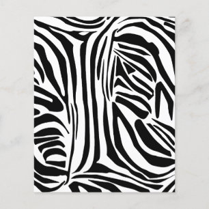 Flyer Padrão de zebra