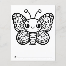 Flyer Página de Coloração de Atividade dos Filhos de Chá