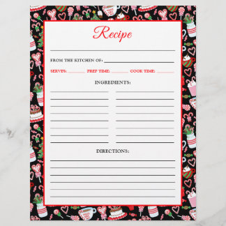 Flyer Página de recebimento de doces de canas de Natal