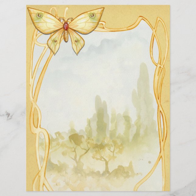 Flyer Página Ortografia da Borboleta do Ouro (Frente)