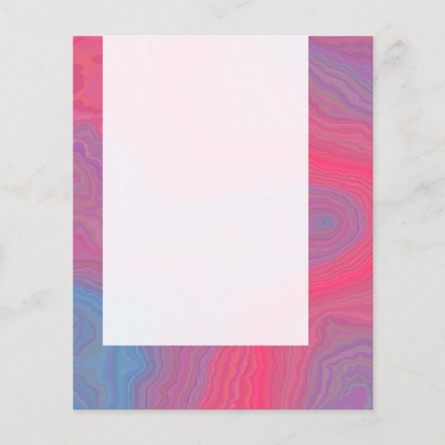 Flyer Painel 030 - Mineral Vermelho e Azul (Frente)