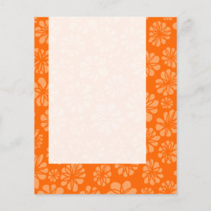 Flyer Painel 051 - Laranja Floral