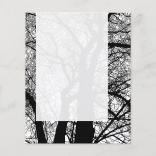 Flyer Painel 054 - Árvore de alto contraste