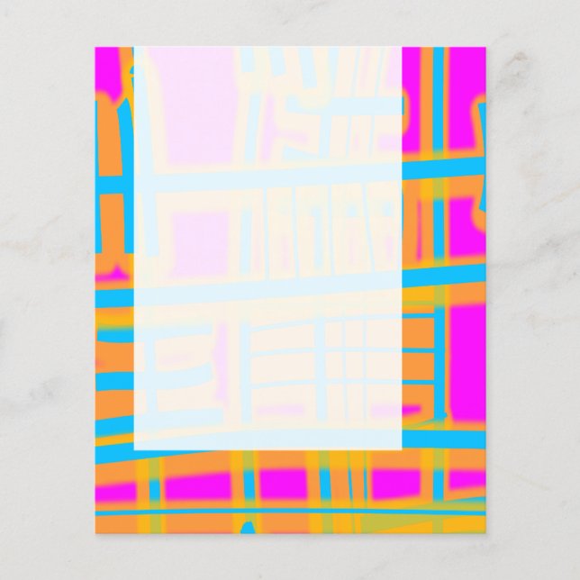 Flyer Painel 059 - Abstrato colorido (Frente)