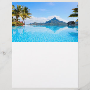 Flyer Paisagem tropical