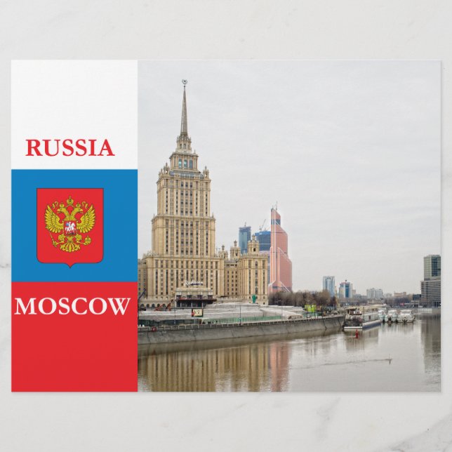 Flyer paisagem urbana de Moscou (Frente)