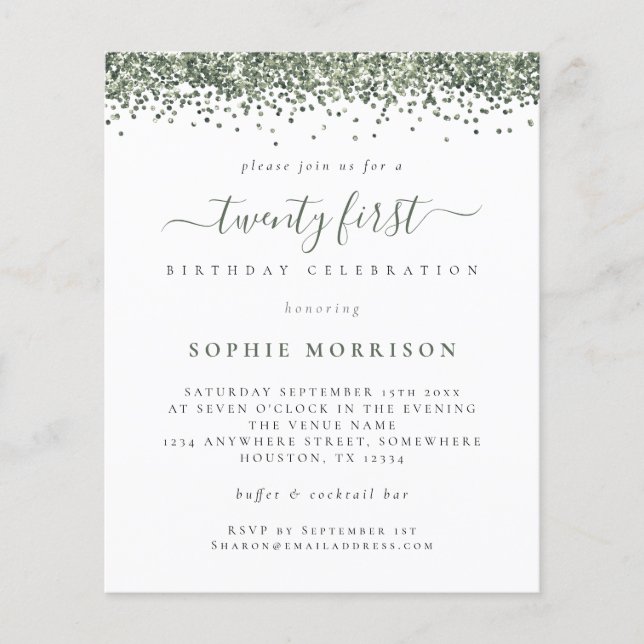 Flyer Palavra verde do PAPER 20 convidadas (Frente)