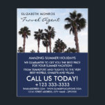 Flyer Palm Trees de Praia, Anúncios de Agente Viagem<br><div class="desc">Palm Trees De Praia,  Folhetos De Publicidade De Agentes Viagem Pela Loja De Cartão de visita.</div>