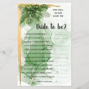 Flyer Palma Tropical Você conhece o Jogo do Chá da Noi